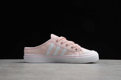 Sepatu Kasual Wanita Adidas Nizza Originals Pink Putih CC2525