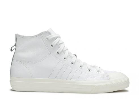 Adidas Nizza Rf High Recon Leather Triple White Off Cloud EF1407