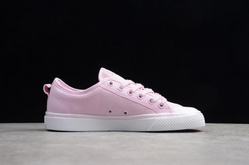 阿迪達斯 Nizza Trefoil 女式粉紅玫瑰雲白鞋 EF1877