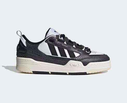 Adidas Originals Adi2000 สีเทา Six Core สีดำรองเท้าสีขาว HQ8697