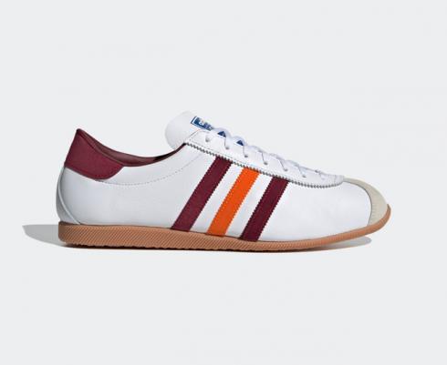 Adidas Originals Cadet Cloud White Burgundy Red Maroon Orange FX5586