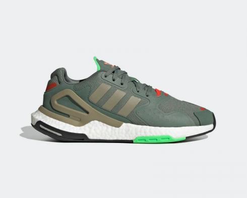 Adidas Originals Day Jogger Trace Green Cargo Solar Red FW4817