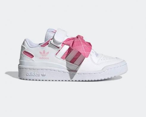 Adidas Originals Forum Low Cloud White Light Pink Q47375 .