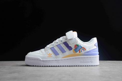 Adidas Originals Forum Low Cloud Wit Licht Paars Magic Lilac GY8209