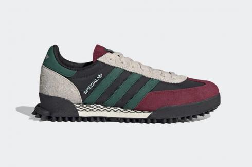 Adidas Originals Handball Spezial Trail Core Черный Зеленый Красный FY6740