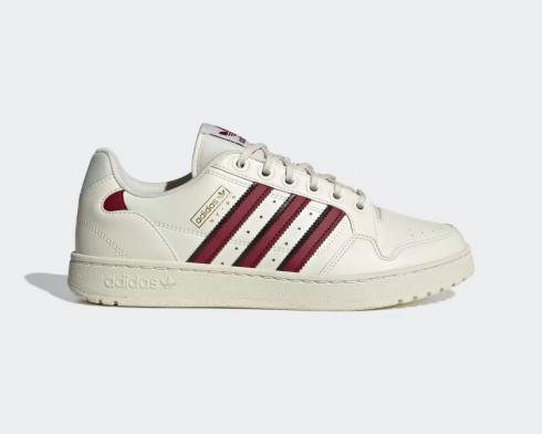 Adidas Originals NY 90 Stripes Off White Collegiate Burgundy Core Nero H04429