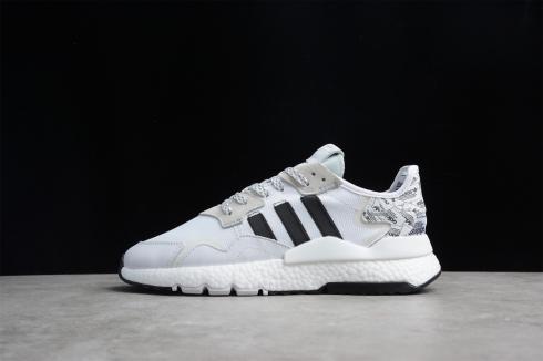 Adidas Originals Nite Jogger Cloud White Core Black Grey FW6688