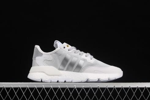 Adidas Originals Nite Jogger Cloud White Metallic Silver FW6145