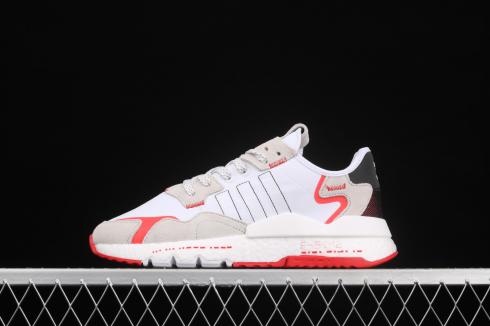 Adidas Originals Nite Jogger Cloud White Red Grey H03248
