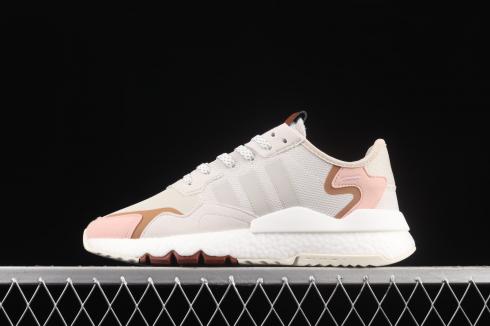 Adidas Originals Nite Jogger Wonder White Core White Wild Sepia H01734