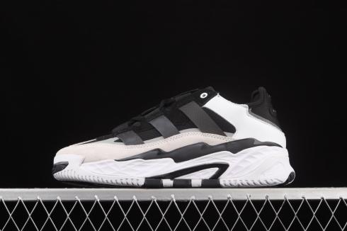 Adidas Originals Niteball Cloud White Core Black Silver Metallic H67360