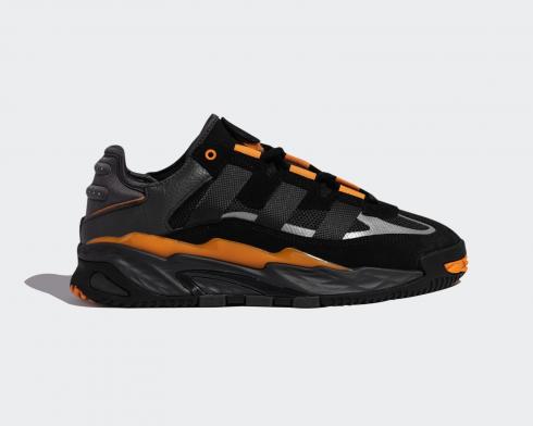 Adidas Originals Niteball Core Black Orange Metallic Silver FW2478