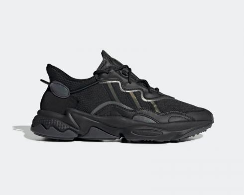 Adidas Originals Ozweego Core Black Dark Solid Grey Shoes FU6845