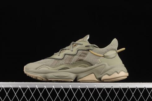Adidas Originals Ozweego Green Light Brown Gum Shoes GY3157