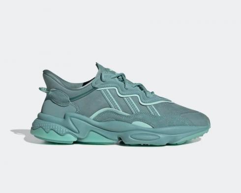 Adidas Originals Ozweego Vapour Steel Blush Green Core Black FZ1961