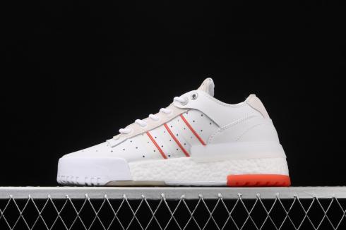 Adidas Originals Rivalry RM Low Boost Cloud Bianche Arancioni EF6437