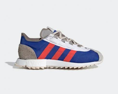 Adidas Originals SL 7600 Серый Красный Синий Туфли SL7600