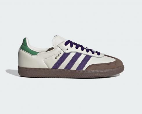 Adidas Originals Samba OG Off-White Collegiate Purple ID8349