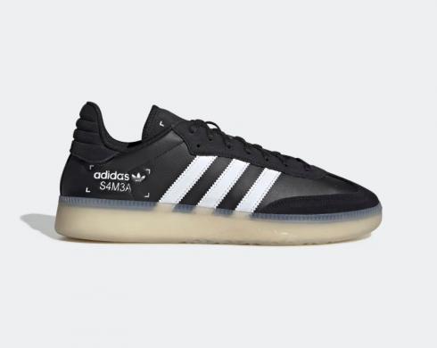 Adidas Originals Samba RM Boost Core Black Cloud สีขาวสีน้ำตาลอ่อน EE5504