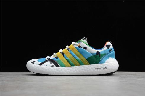 Adidas Originals Terrex CC Boat Белый Синий Желтый EF3266