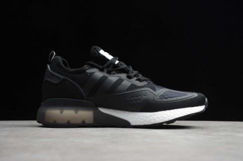 Adidas Originals ZX 2K Boost White Black Solar Yellow FV7476
