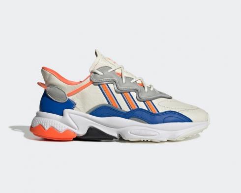 Adidas Ozweego Off White Blue Grey Two Orange Shoes FV3576