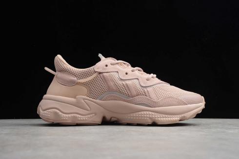 Chaussures décontractées unisexe Adidas Ozweego rose FY2024