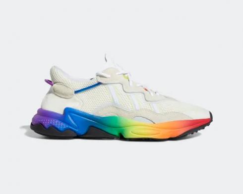 Adidas Ozweego Pride Pack Off White Blue Tint Core Black Multi-Color EG1076
