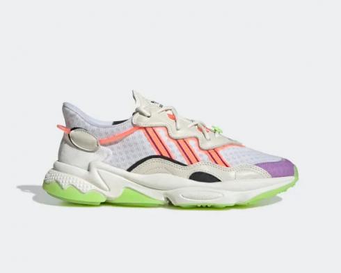 Adidas Ozweego Signaalgroen Paars Gebroken Wit FX3814