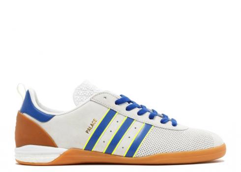 Adidas Palace Indoor Weiß Bold Blau Gelb Solar CG3364