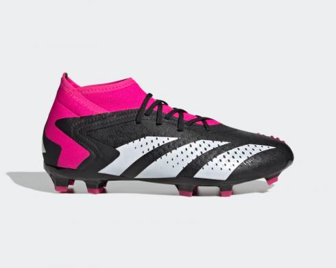 Adidas Predator Accuracy.1 FG 코어 블랙 클라우드 화이트 팀 쇼크 핑크 2 GW4614, 신발, 운동화를