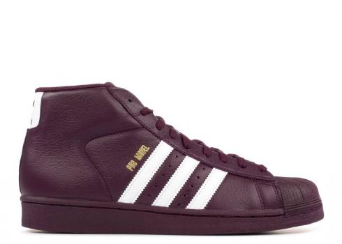Adidas Pro Model Red Night Gold Metallic Footwear White AC7646