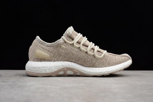 Adidas PureBoost Cream Yellow Leisure Cloud White Shoes S82099