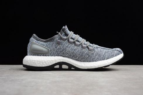 Adidas PureBoost Dark Grey Heather Cloud White Core Black BA8900