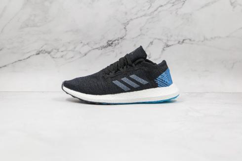 Adidas PureBoost Go Core Black Cloud White Cyan Blue EE4675