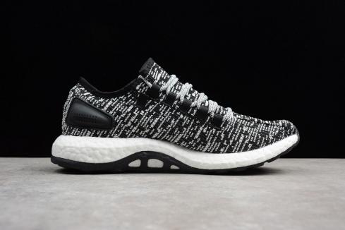 Sepatu Adidas PureBoost Oreo Core Hitam Putih BA8890