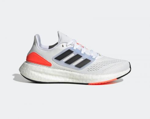 Adidas Pureboost 22 Crystal White Core Zwart Cloud Wit HQ8582