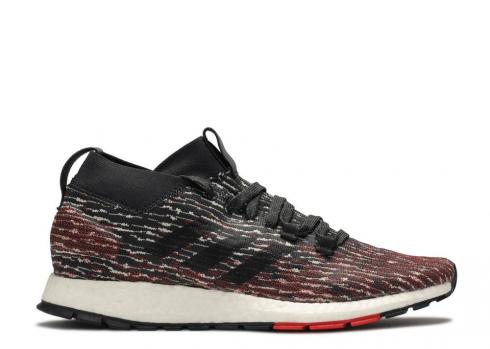 Adidas Pureboost Rbl Carbon Black Active Red Core F35781