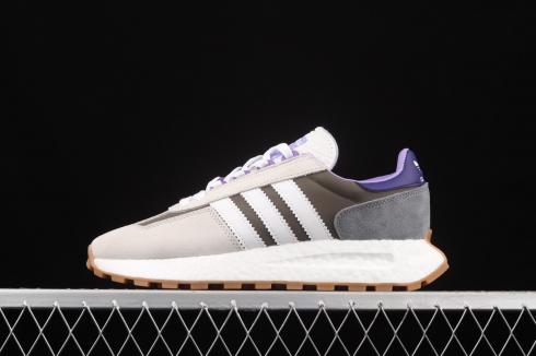 Adidas Racing 1 Boost Prototype Cloud Wit Paars Grijs GY1034