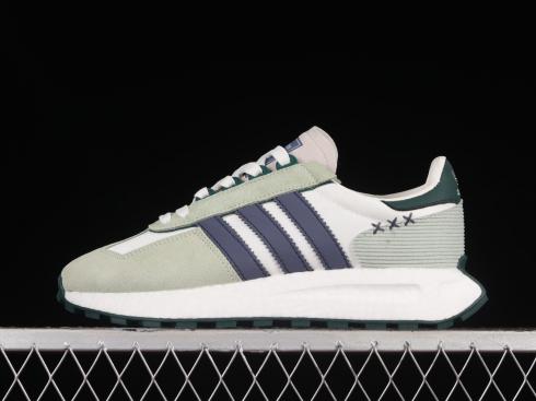 Adidas Retropy E5 Green Cloud สีขาวสีม่วง IE1925