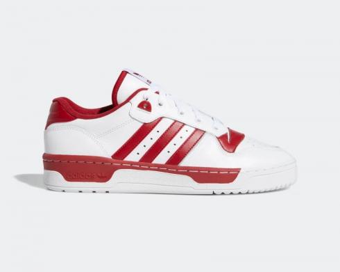 Adidas Rivalry Low Cloud White Active Maroon EE4967