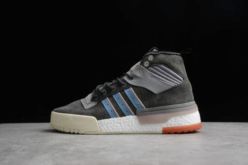 Sepatu Adidas Rivalry RM Chi Boost Core Hitam Abu-abu EE4982