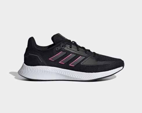 Adidas Runfalcon 2.0 Core Negro Gris Six Screaming Pink FY9624