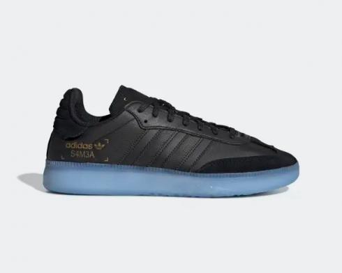 Adidas Samba RM Boost Core Negro Clear Sky Azul Zapatos BD7476