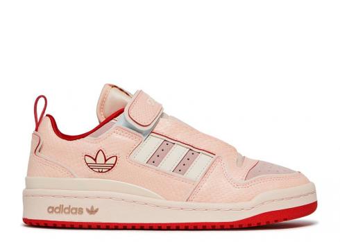 Adidas Seed X Womens Forum Plus Pink Tint Hvid Rød Wonder GV7662