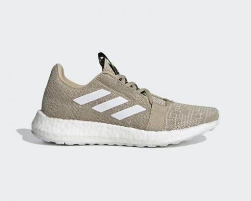 Adidas Senseboost Go Cloud Wit Gum Core Zwarte Schoenen EG4961