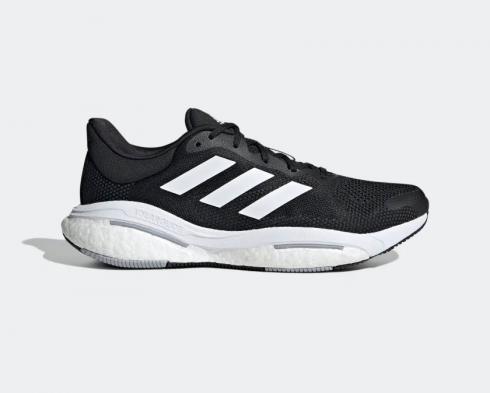 Adidas Solarglide 5 코어 블랙 클라우드 화이트 그레이 식스 GX5493 .