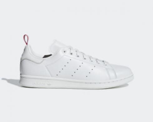 Sepatu Adidas Stan Smith Crystal White White Scarlet BD7433