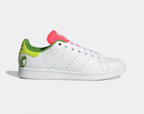 Adidas Stan Smith The Muppets Kermit The Frog ลิ้นสีชมพู Cloud White Pantone GZ3098
