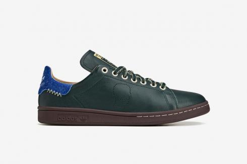 Adidas Stan Smith X Brain Dead IH3433 Blue Light Strata Sand Green Shadow Bahia